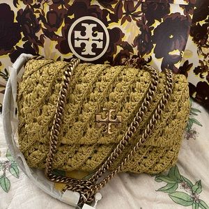 Tory Burch SMALL KIRA CROCHET SHOULDER CONVERTIBLE BAG